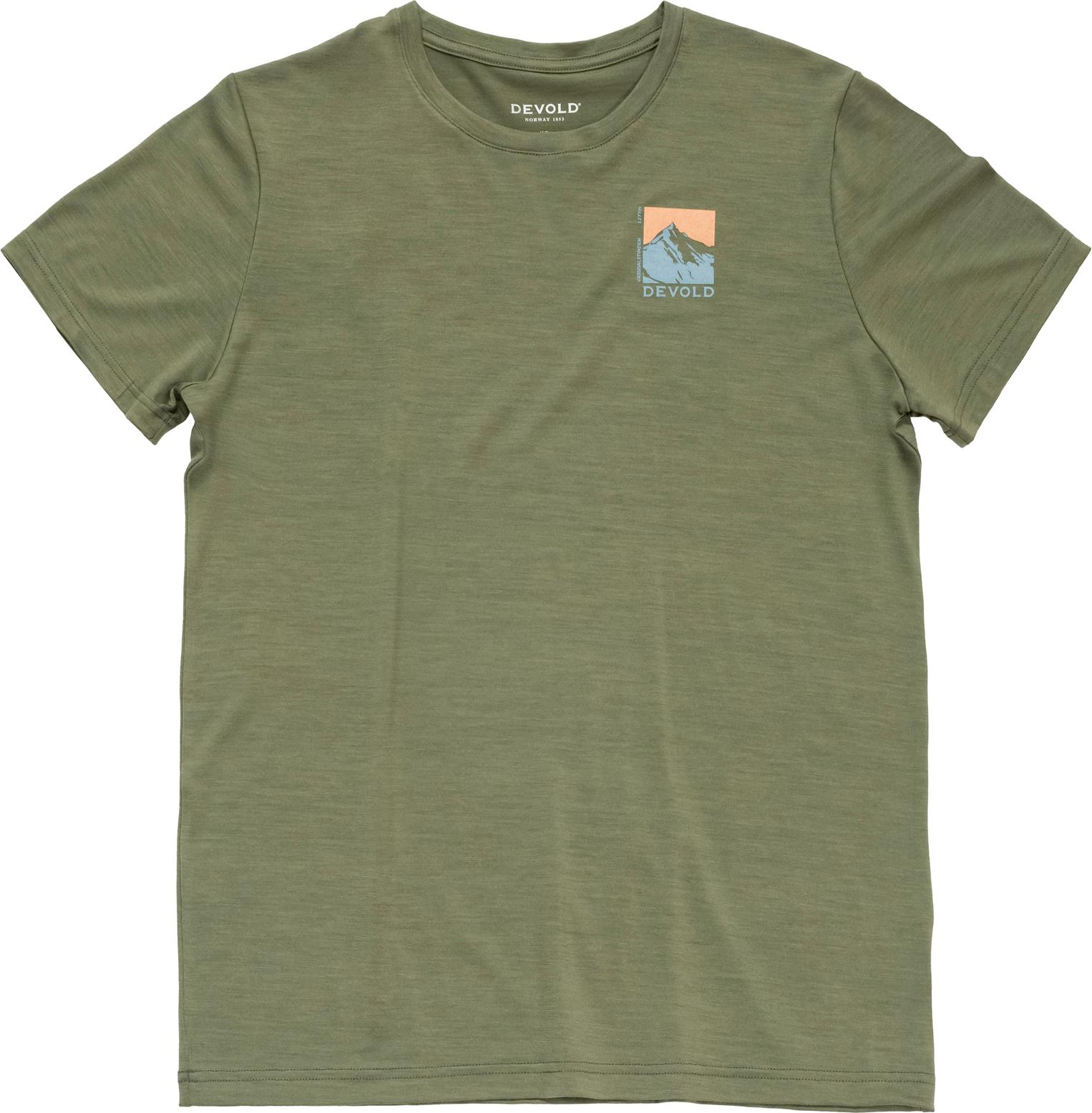 Devold Men's Classic Summit Tee Lichen  L