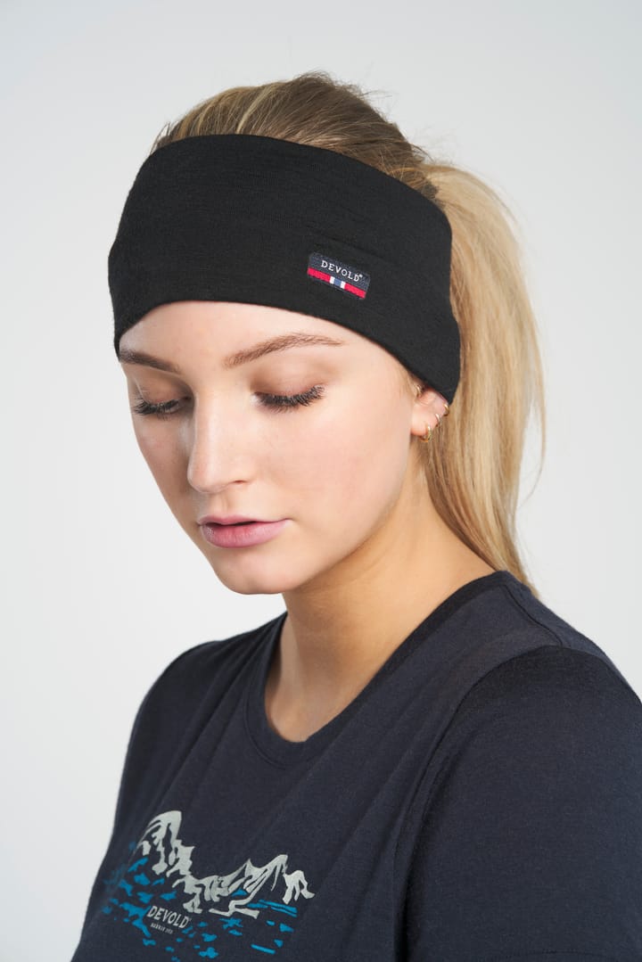 Devold Breeze Merino 150 Headband Black Devold Devold Breeze Merino 150 Headband Black Devold