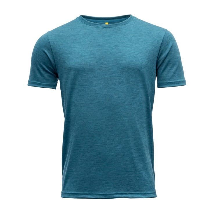 Devold Eika Man Tee Blue Melange