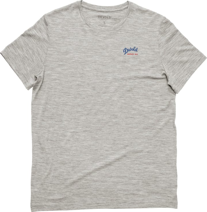 Devold Men's Classic "Script" Tee Grey Melange Devold