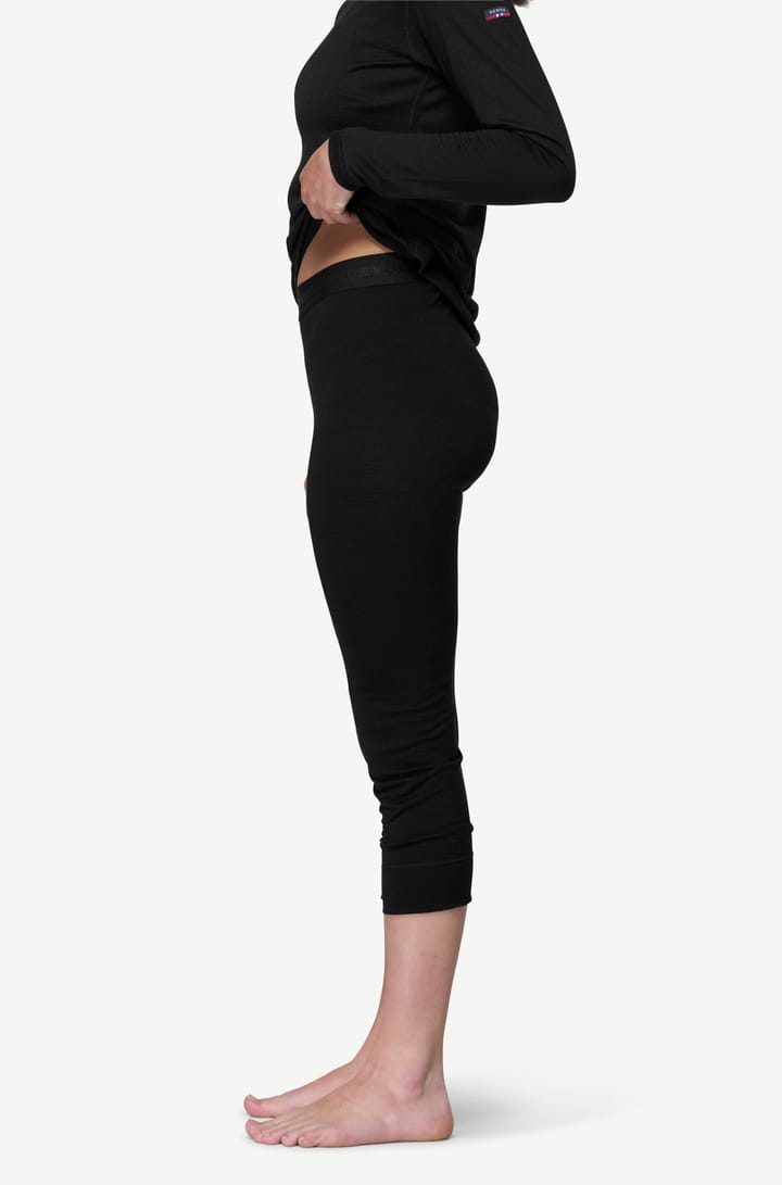 Devold Women's Breeze Plus Merino 200 3/4 Longs Black Devold