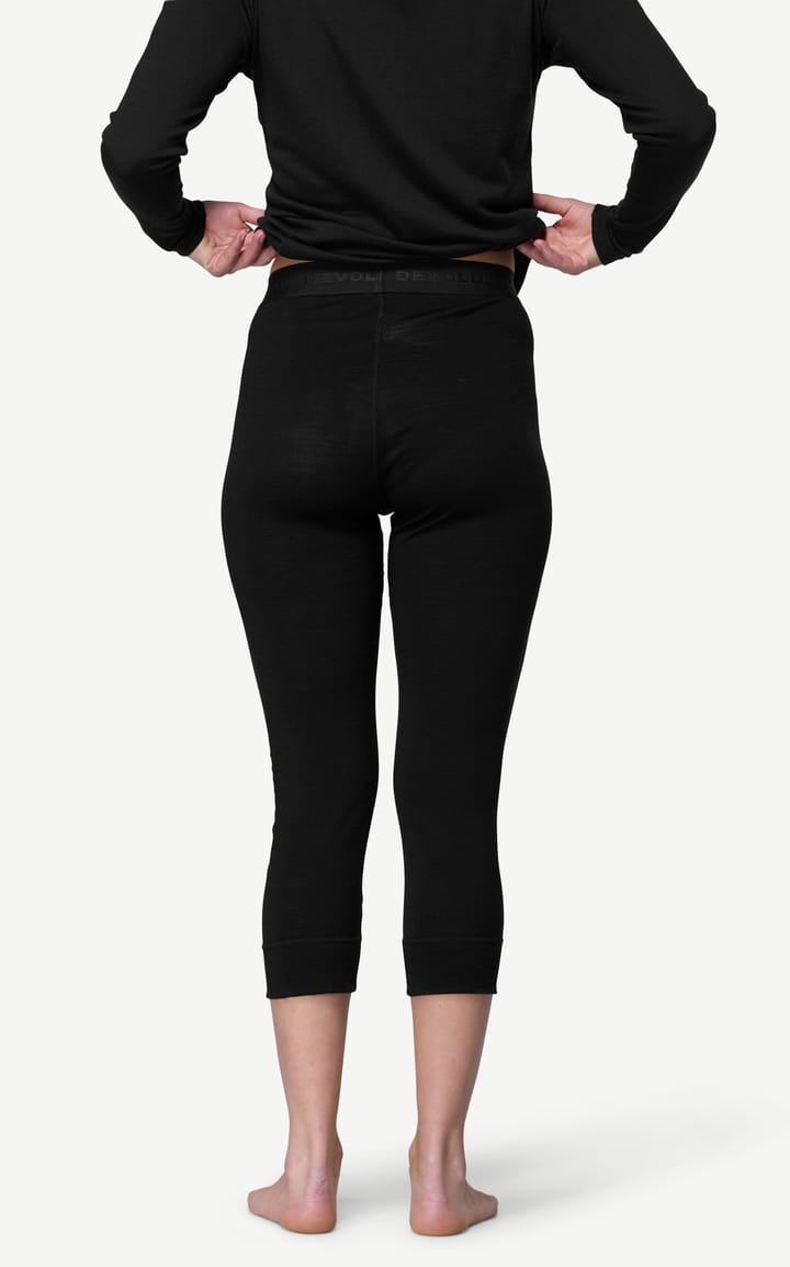 Devold Women's Breeze Plus Merino 200 3/4 Longs Black Devold