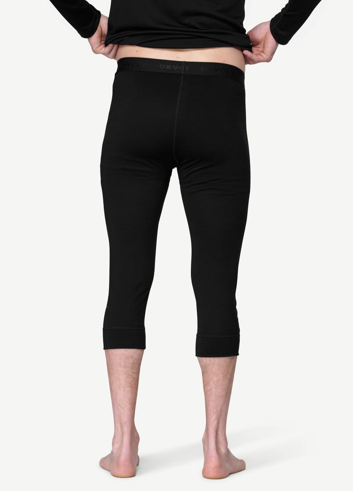 Devold Men's Breeze Plus Merino 200 3/4 Longs Black Devold