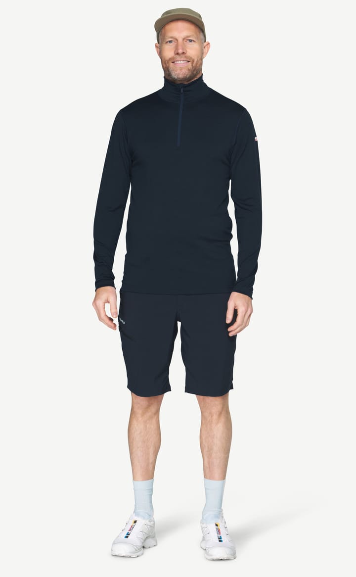 Devold Men's Breeze Plus Merino 200 Zip Neck Ink Devold