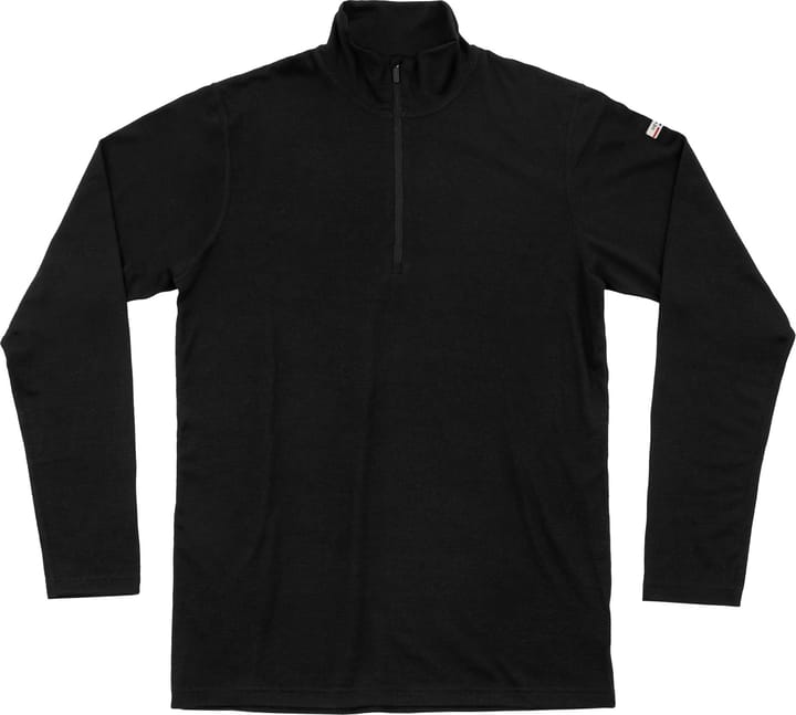 Devold Men's Breeze Plus Merino 200 Zip Neck Black Devold