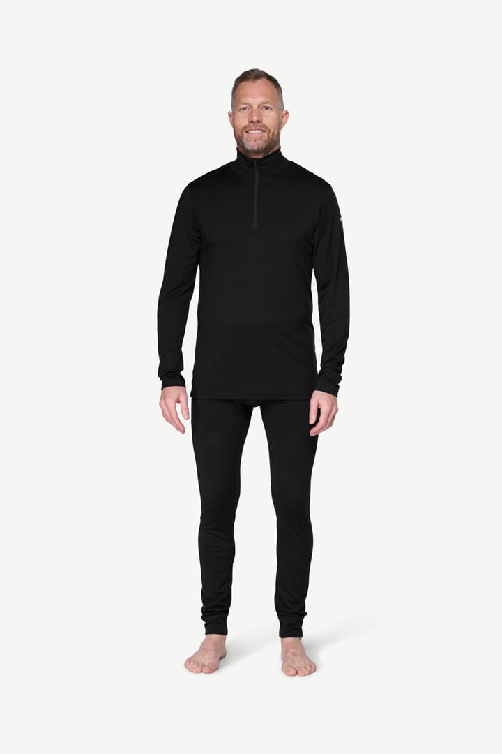 Devold Men's Breeze Plus Merino 200 Zip Neck Black Devold Devold Men's Breeze Plus Merino 200 Zip Neck Black Devold