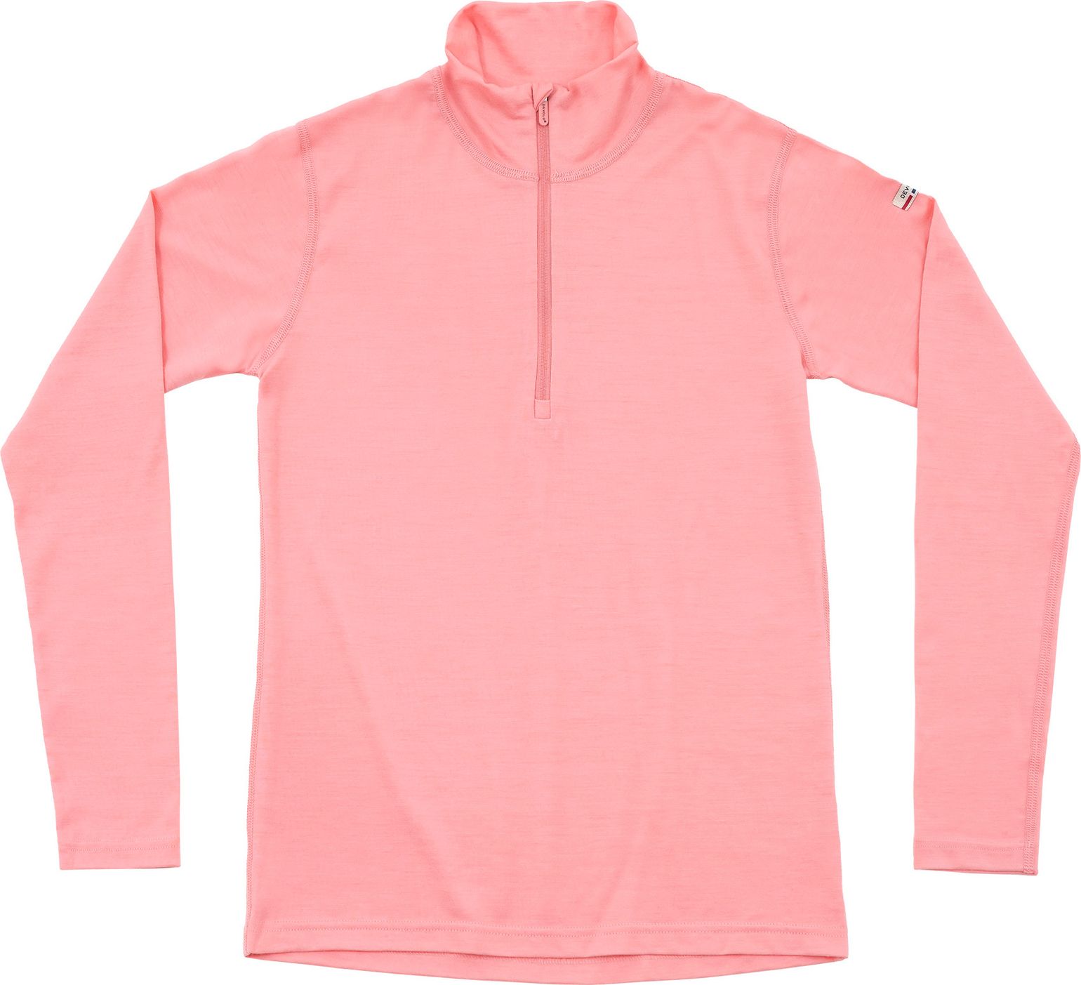 Devold Women's Breeze Plus Merino 200 Zip Neck Apricot