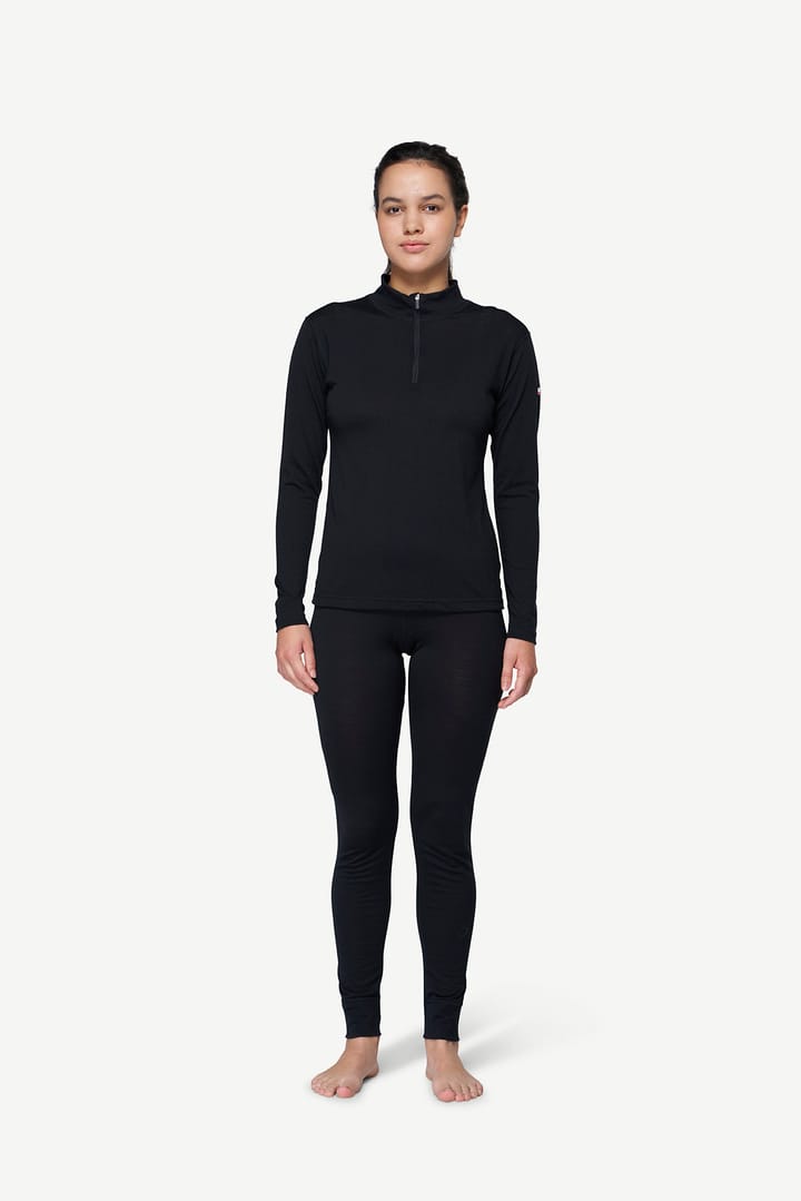 Devold Women's Breeze Plus Merino 200 Zip Neck Black Devold Devold Women's Breeze Plus Merino 200 Zip Neck Black Devold