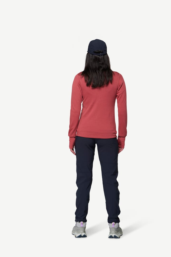 Devold Women's Egga Grid Merino Jacket Marsala/Offwhite Devold Devold Women's Egga Grid Merino Jacket Marsala/Offwhite Devold