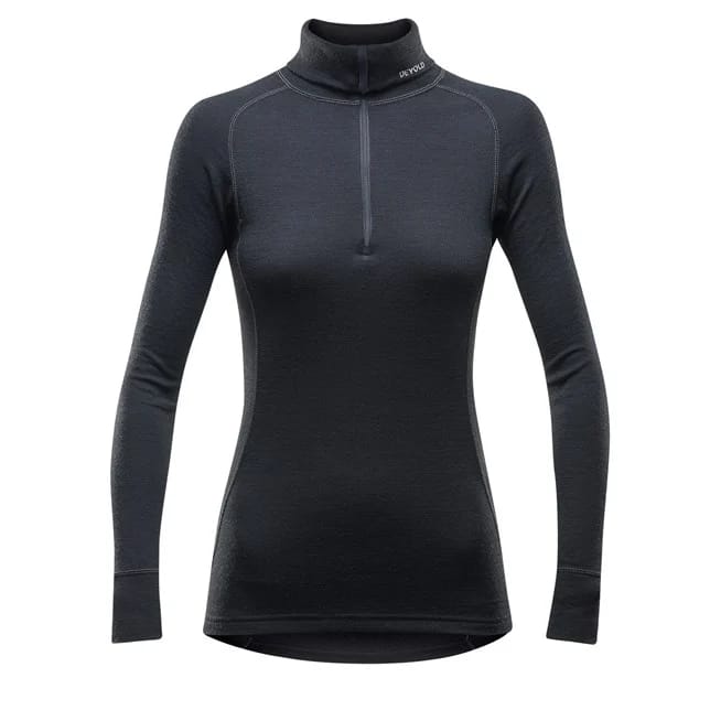 Devold Duo Active Woman Zip Neck BLACK Devold