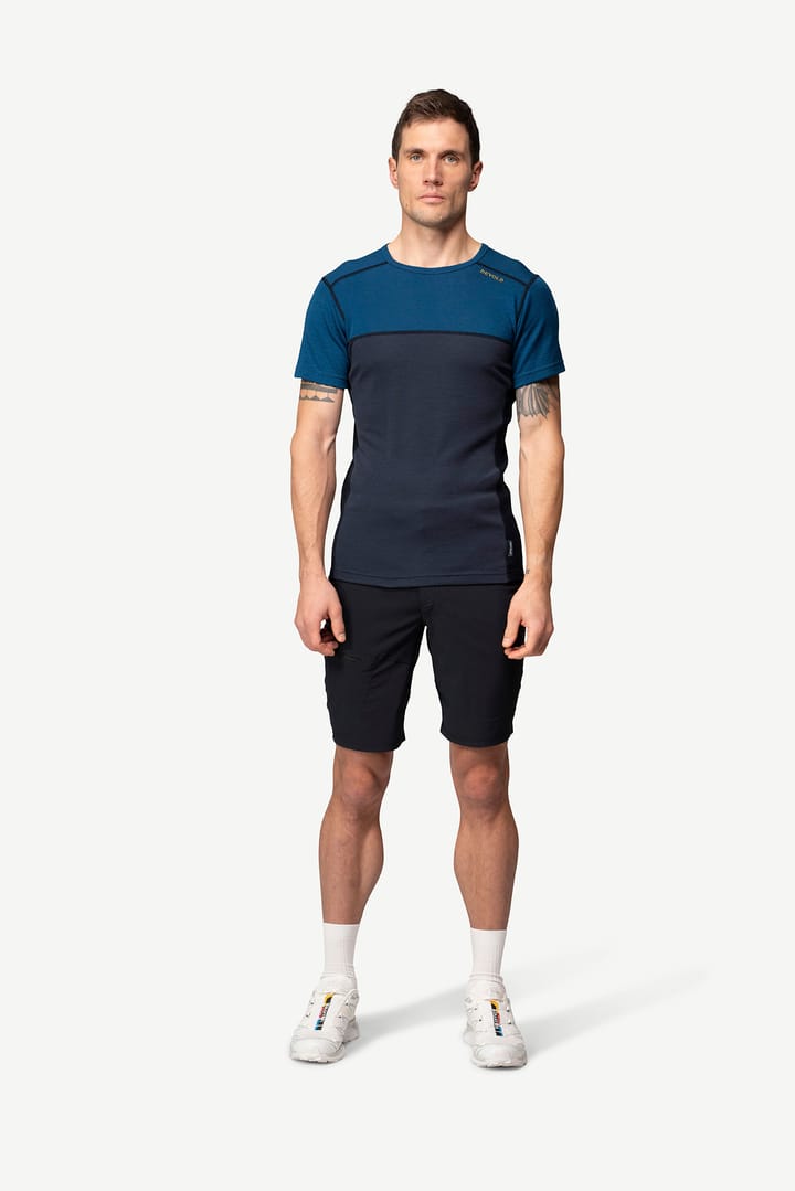 Devold Men's Lauparen Merino 190 T-Shirt Flood/Night/Ink Devold