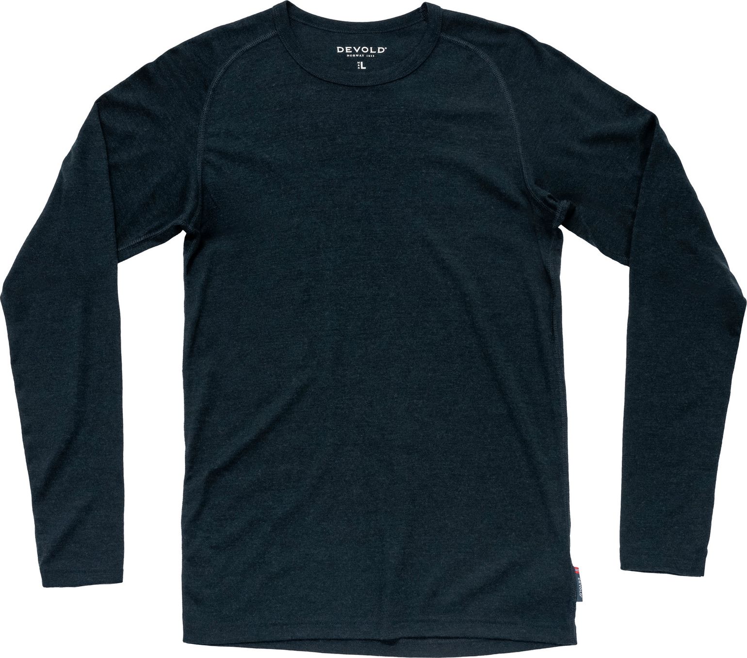 Devold Men's Lauparen Merino 190 Base Shirt Ink