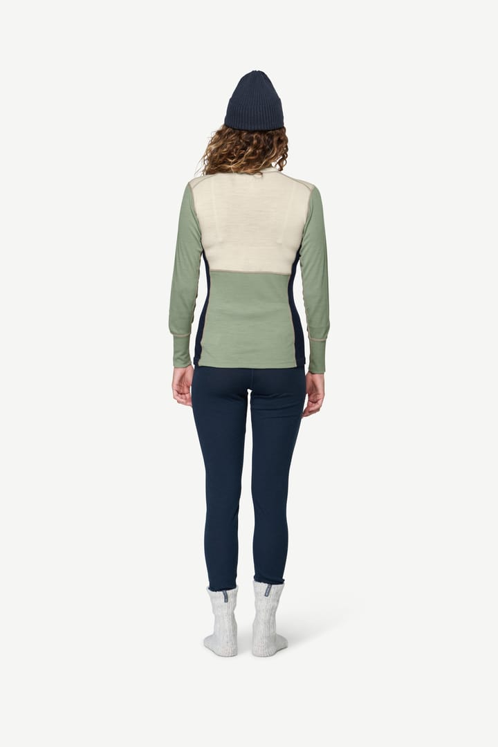 Devold Women's Lauparen Merino 190 Zip Neck Raw White/Ink Devold Devold Women's Lauparen Merino 190 Zip Neck Raw White/Ink Devold