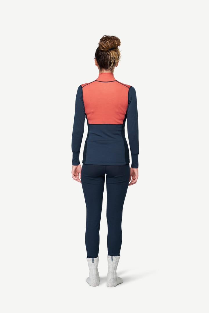 Devold Women's Lauparen Merino 190 Zip Neck Coral/Night/Ink Devold Devold Women's Lauparen Merino 190 Zip Neck Coral/Night/Ink Devold