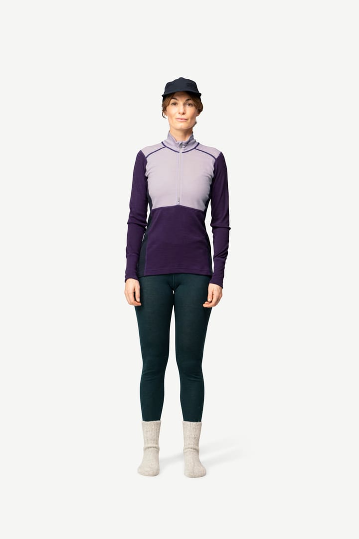 Devold Women's Lauparen Merino 190 Zip Neck Orchid/lilac/ink Devold Devold Women's Lauparen Merino 190 Zip Neck Orchid/lilac/ink Devold