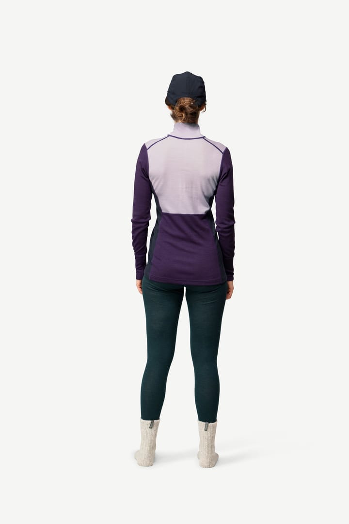 Devold Women's Lauparen Merino 190 Zip Neck Orchid/lilac/ink Devold Devold Women's Lauparen Merino 190 Zip Neck Orchid/lilac/ink Devold