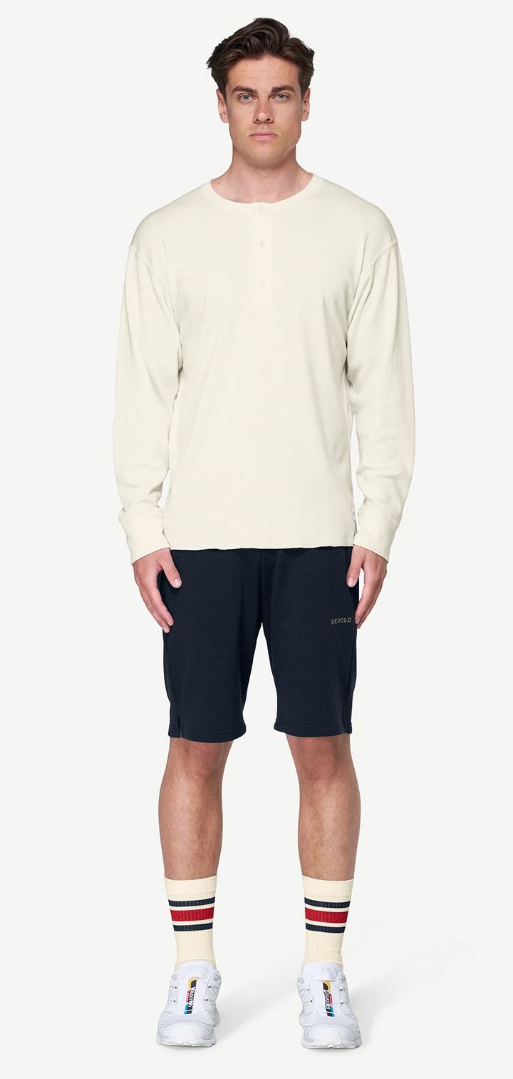 Devold Unisex Archive Henly LS White Devold