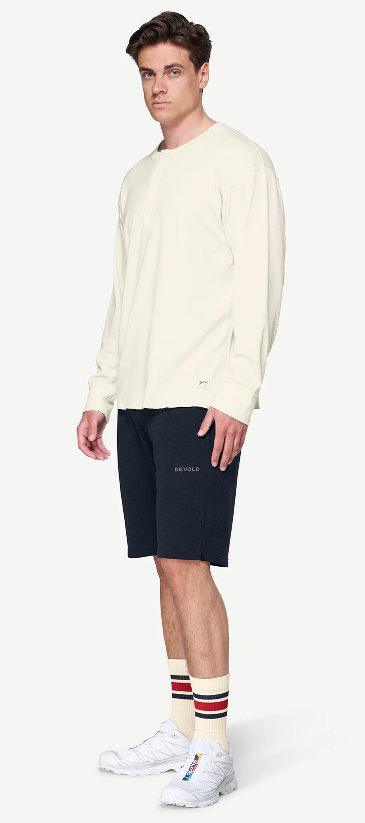 Devold Unisex Archive Henly LS White Devold