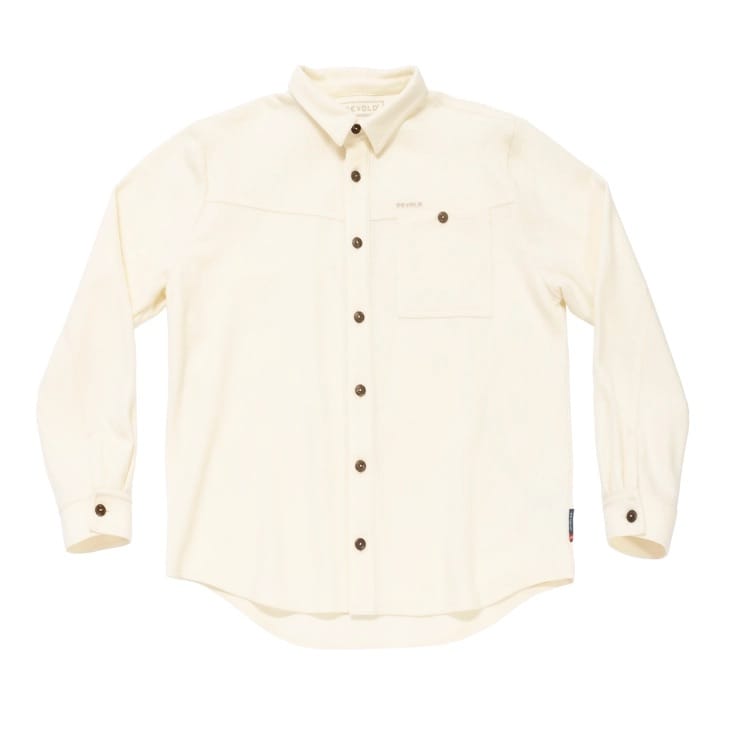 Devold Merino Overshirt Raw White