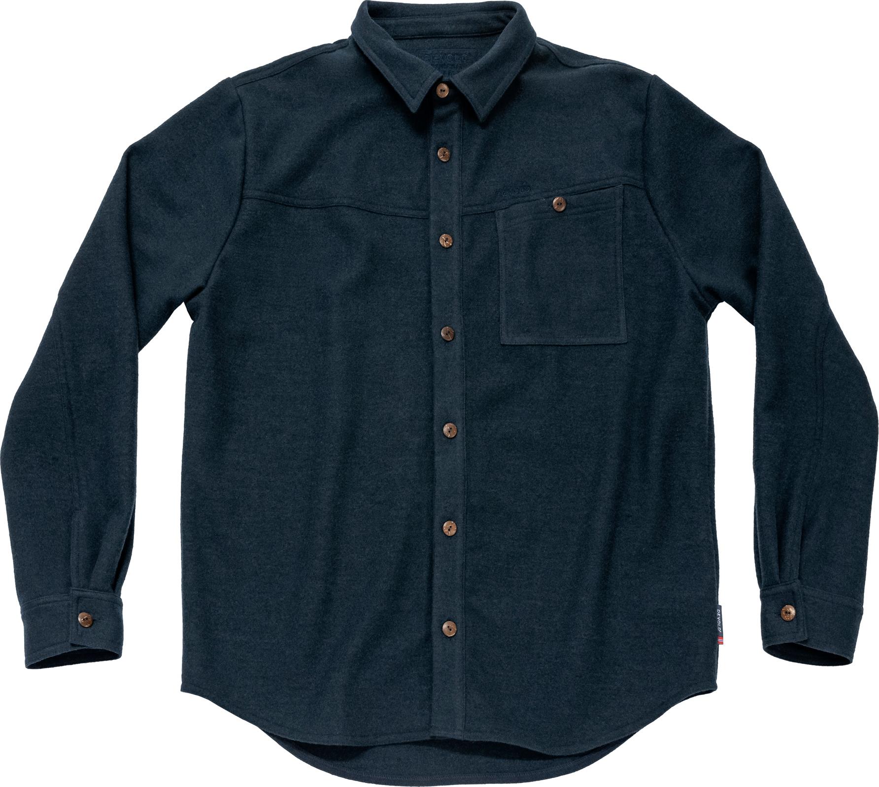 Devold Unisex Merino Overshirt Ink/New  L