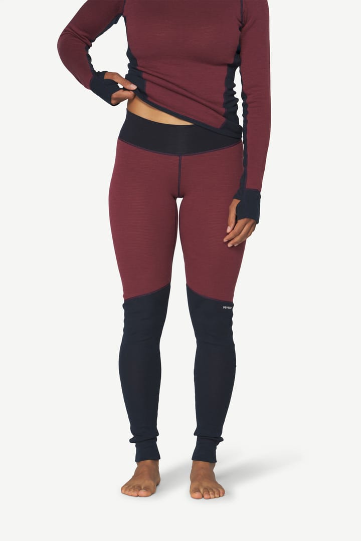 Devold Women's Reverso Merino Longs Marsala Devold