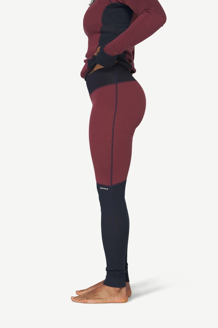 Devold Women's Reverso Merino Longs Marsala Devold