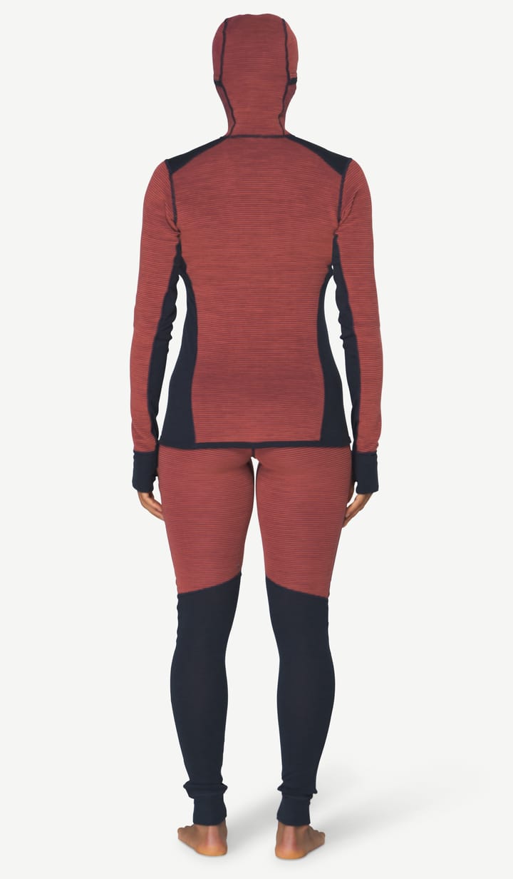 Devold Women's Reverso Merino Hoodie Marsala Devold