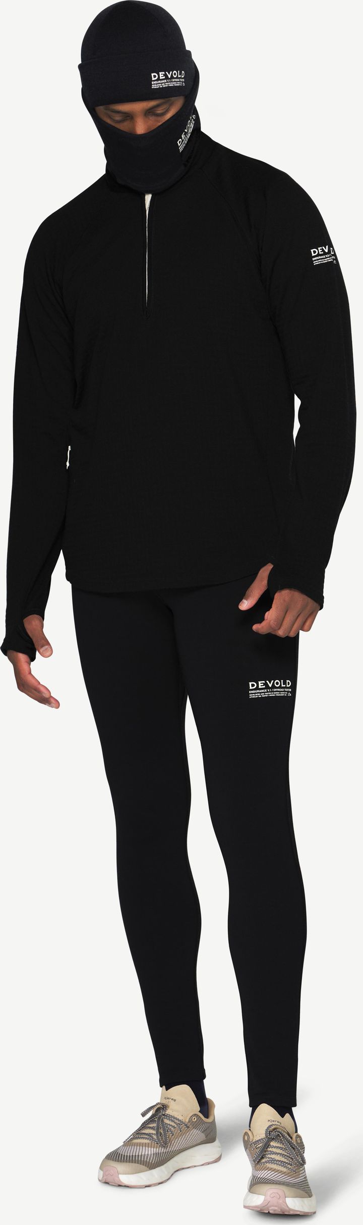 Devold Endurance Merino Zip Man Black Devold