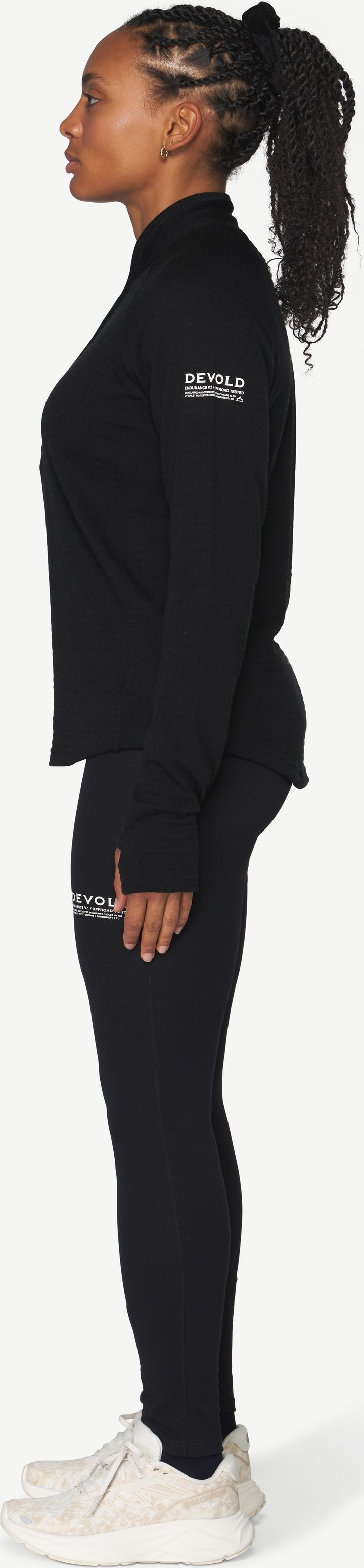Devold Endurance Merino Zip Wmn Black Devold