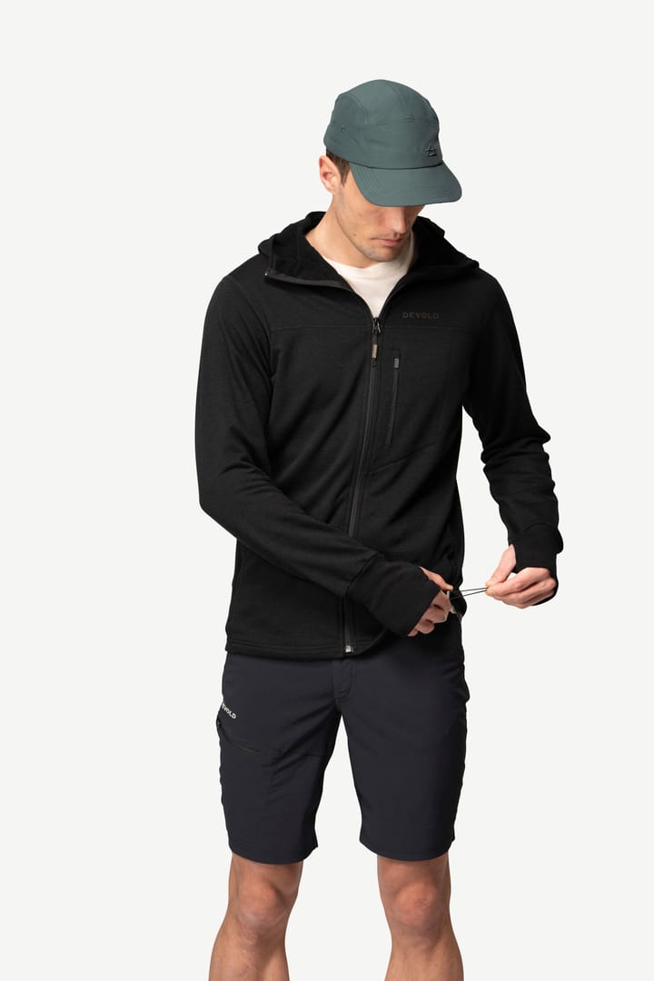 Devold Men's Explorer Merino Hooded Jacket Black Devold Devold Men's Explorer Merino Hooded Jacket Black Devold