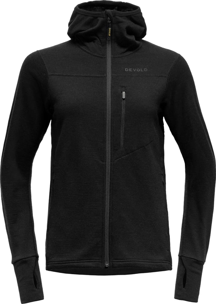 Devold Women's Explorer Merino Hooded Jacket Black Devold Devold Women's Explorer Merino Hooded Jacket Black Devold