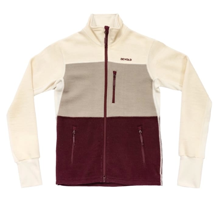 Devold Thermo Wool Jkt Wmn Port/raw White/stone Devold
