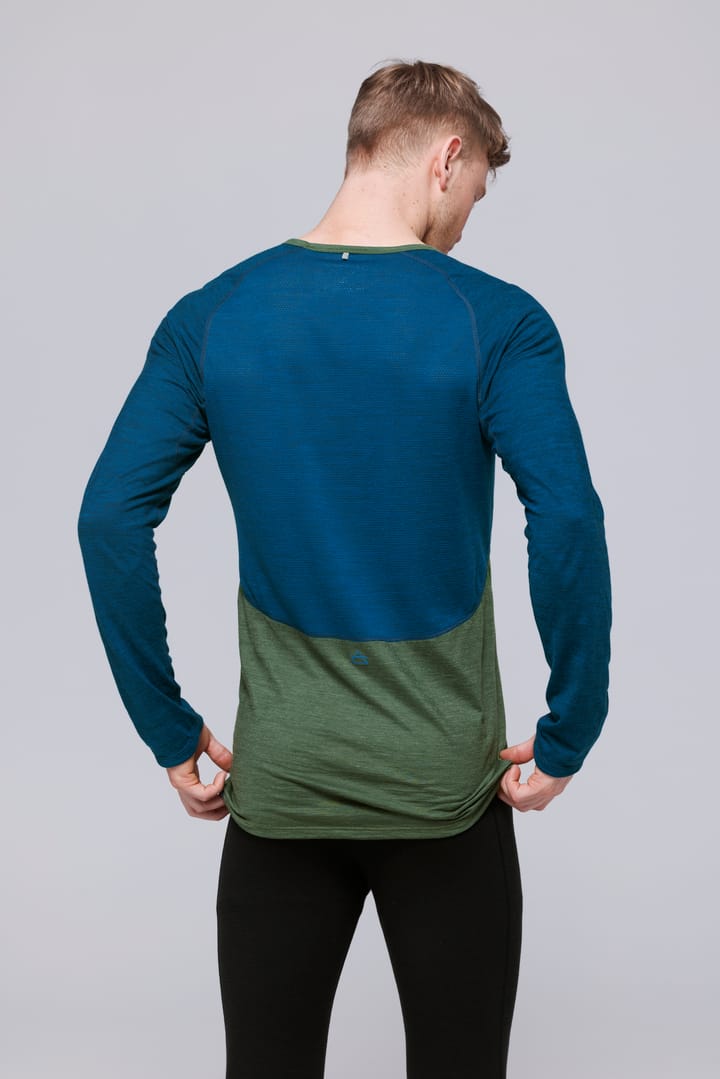 Devold Men's Running Merino 130 Shirt Forest/Blue Devold