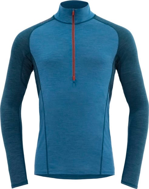 Devold Running Man Zip Neck Blue Devold Devold Running Man Zip Neck Blue Devold