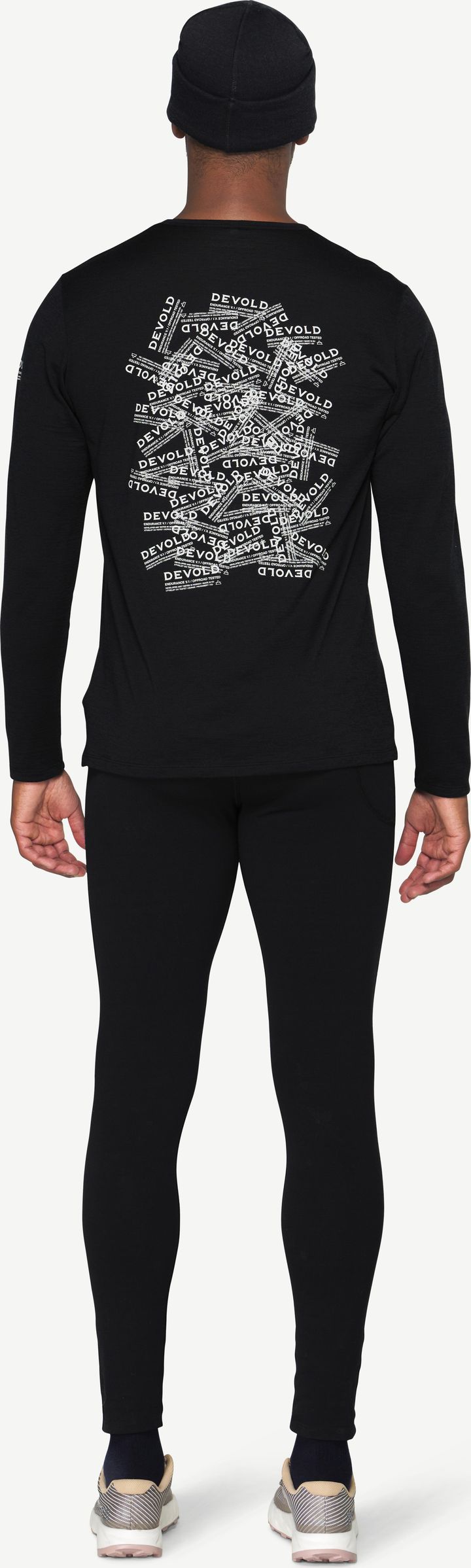 Devold Active Stamp Ls Man Black Devold