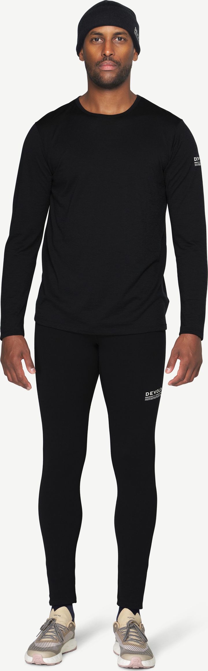 Devold Active Stamp Ls Man Black Devold