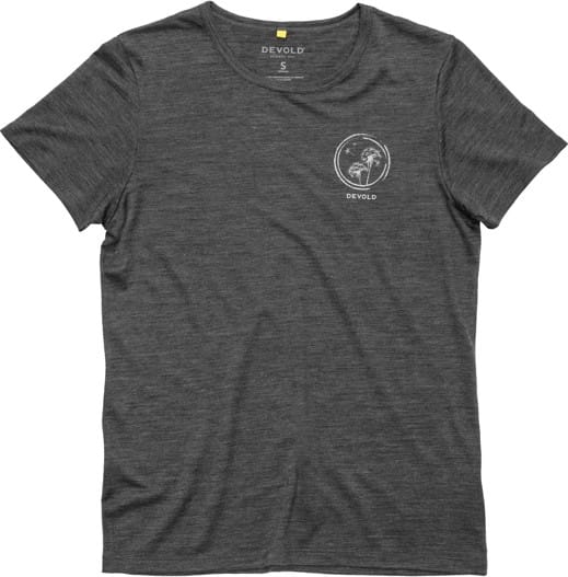 Devold Women's Active Spring Tee Anthracite Devold