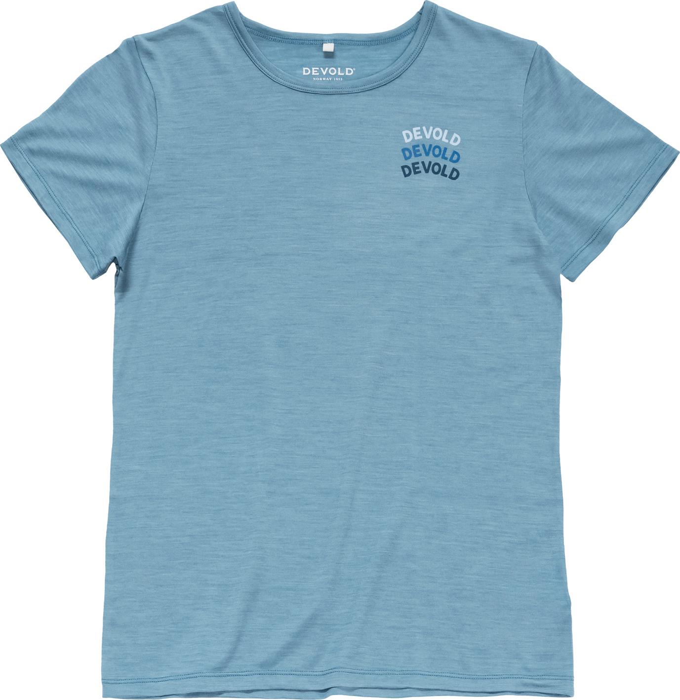 Devold Women's Active Devold Legacy Tee Skyblue  M