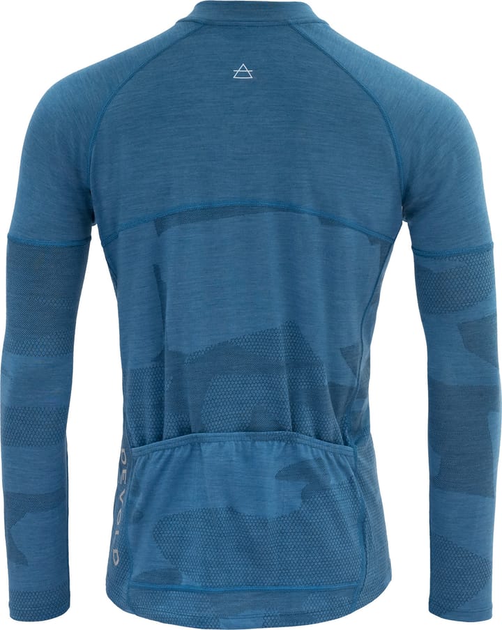Devold Men's Standal Merino Shirt Zip Neck Blue Melange Devold Devold Men's Standal Merino Shirt Zip Neck Blue Melange Devold
