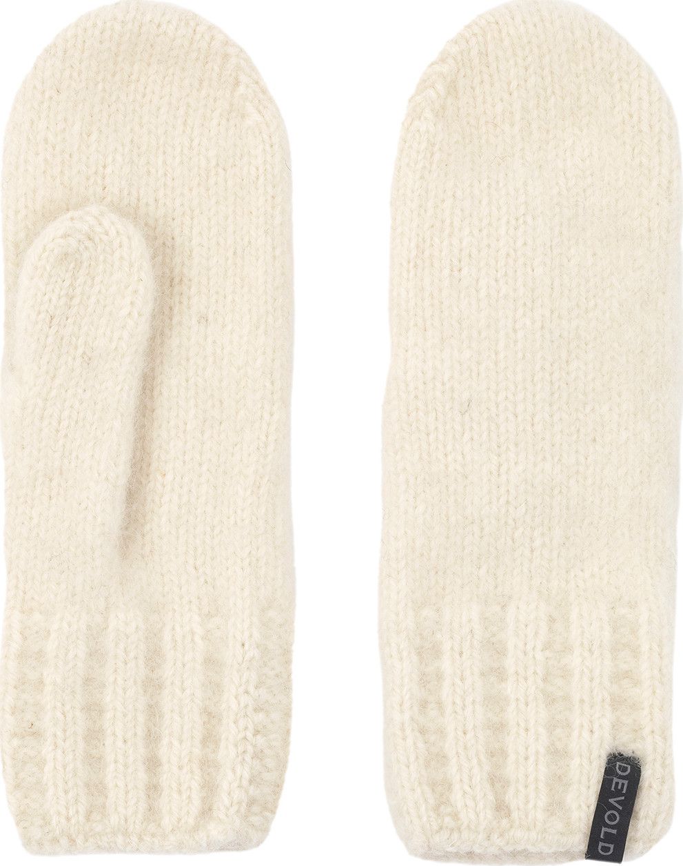 Devold Nansen Wool Mitten Offwhite
