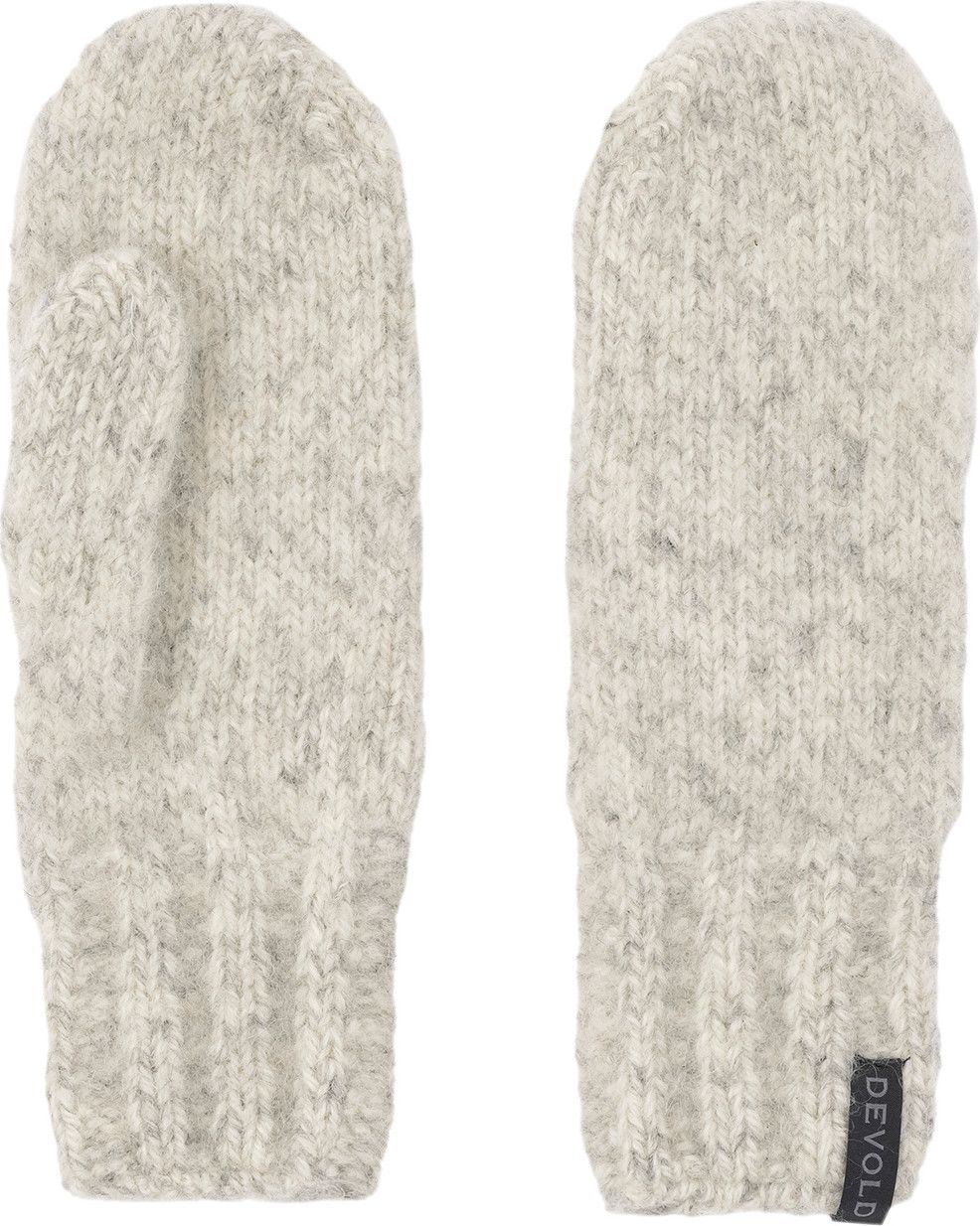 Devold Nansen Wool Mitten Grey Melange