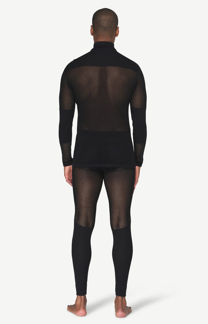 Devold Men's Wool Mesh Pro Zip Neck Black Devold