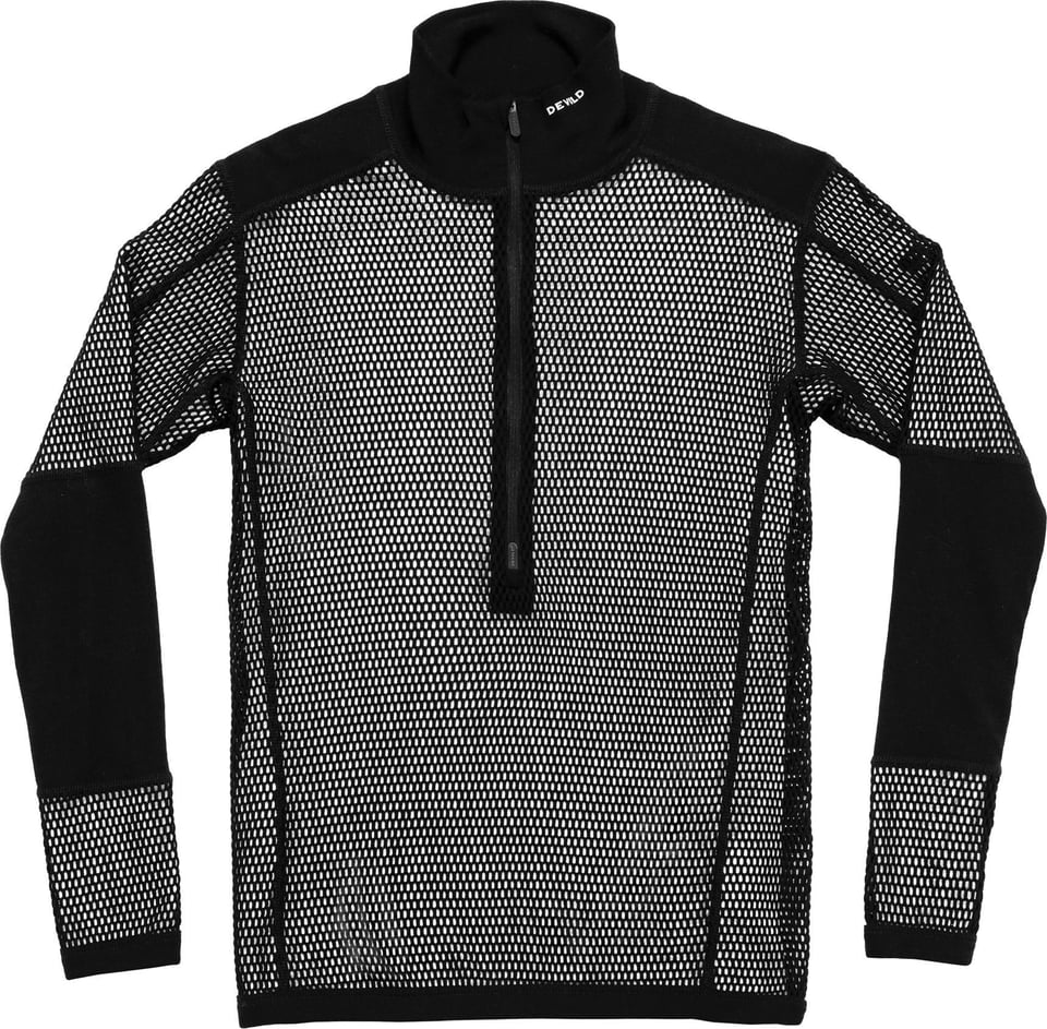 Men's Wool Mesh Pro Zip Neck