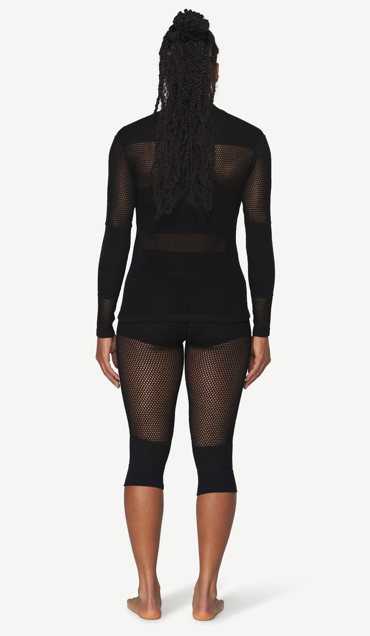Devold Women's Wool Mesh Pro Zip Neck Black Devold