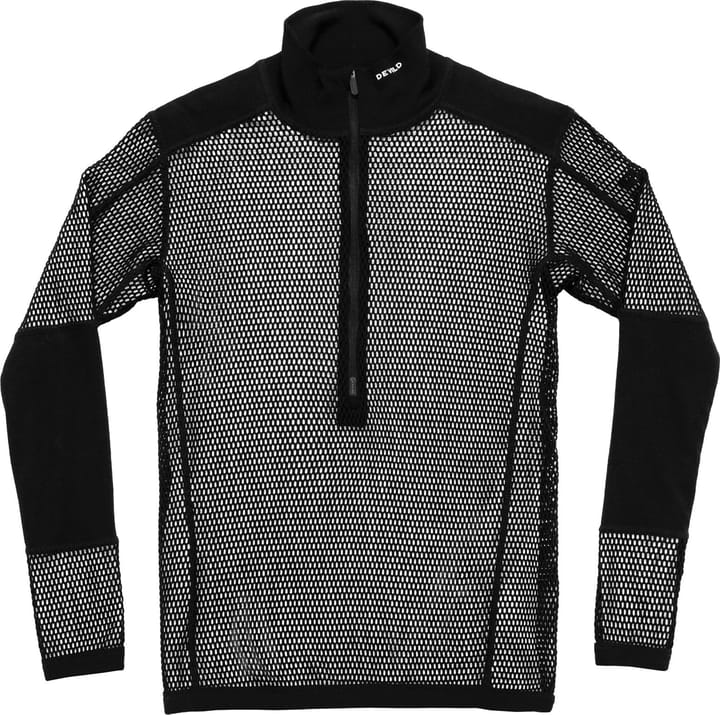 Devold Women's Wool Mesh Pro Zip Neck Black Devold