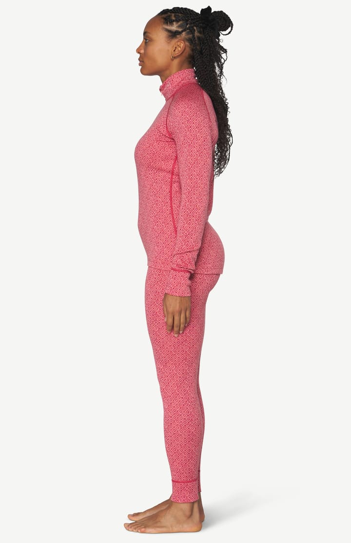 Devold Women's Signature Silk 230 Zip Apricot Devold