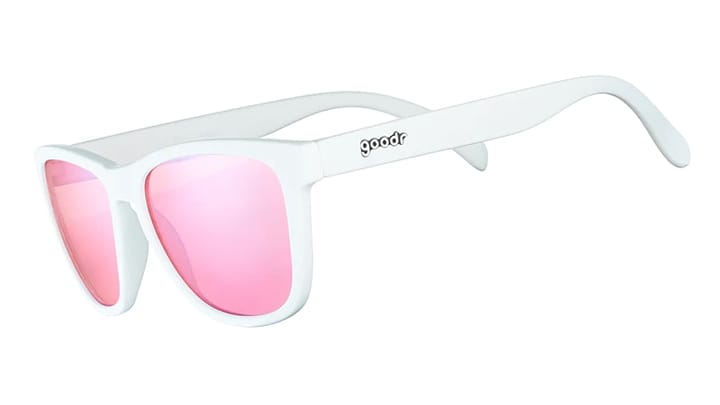 Goodr Sunglasses Au Revoir, Gopher White Goodr Sunglasses