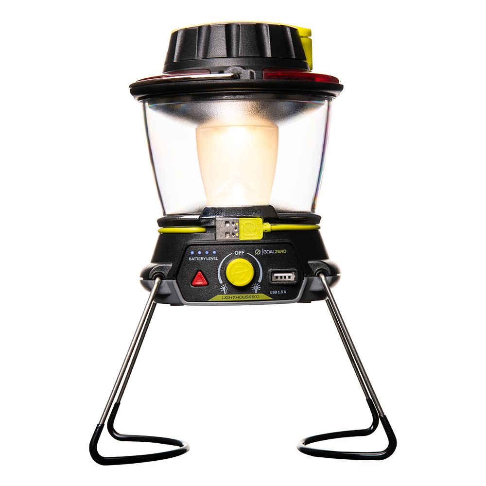 Lighthouse 600 Lantern & USB Power Hub Svart