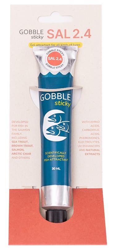 Gobble Bait Gobble Sticky Sal 2.4 Laksefisk/Skalldyr - Attraktorkrem Til Alle Sluker Og Baits Gobble Bait Gobble Bait Gobble Sticky Sal 2.4 Laksefisk/Skalldyr - Attraktorkrem Til Alle Sluker Og Baits Gobble Bait