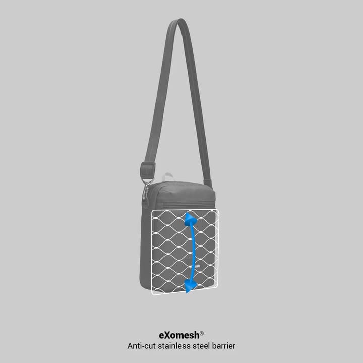 Pacsafe GO Anti-Theft Festival Crossbody Stone Pacsafe